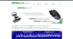 Desktop Screenshot of newtralmouse.com